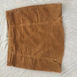 Brandy Melville Suede Skirt